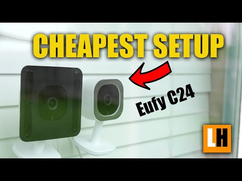 Simplest & Cheapest Security Camera Setup - Eufy C24 Window Mount