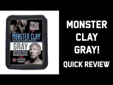 Monster Clay Gray - Same Great Clay, Brand New Colour!