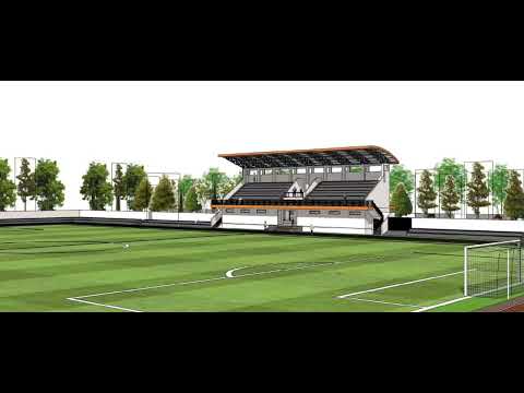 Design Seat Plan Pebangunan Stadion Gelora Desa Ajibarang Kulon