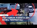 Detik Detik CCTV Rekam Kecelakaan Mobil Di Palang Pintu Kereta Api Di Kalipuro Banyuwangi