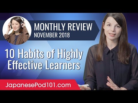 10 Habits of Highly Effective Learners Japanese November Review
