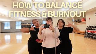 How To Balance Fitness & Burnout | Group Fitness Instructor Vlog