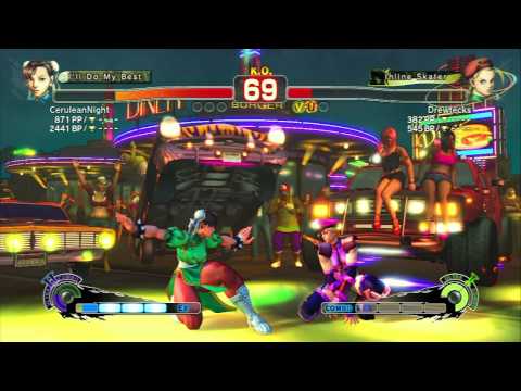 Super Street Fighter IV: AE (PS3) -- Ranked Match - Chun-Li vs Cammy