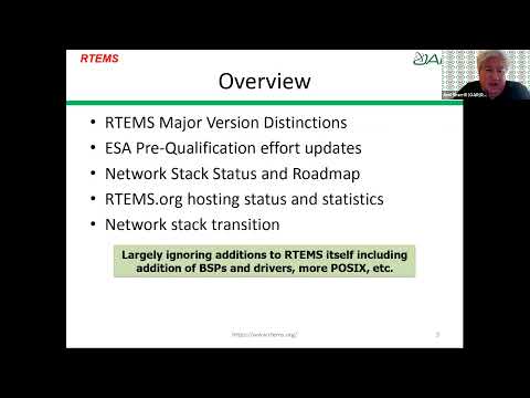 FSW 2021: A Year Around the Sun with RTEMS - Joel Sherrill, Jeff Mayes, and Mark Johannes