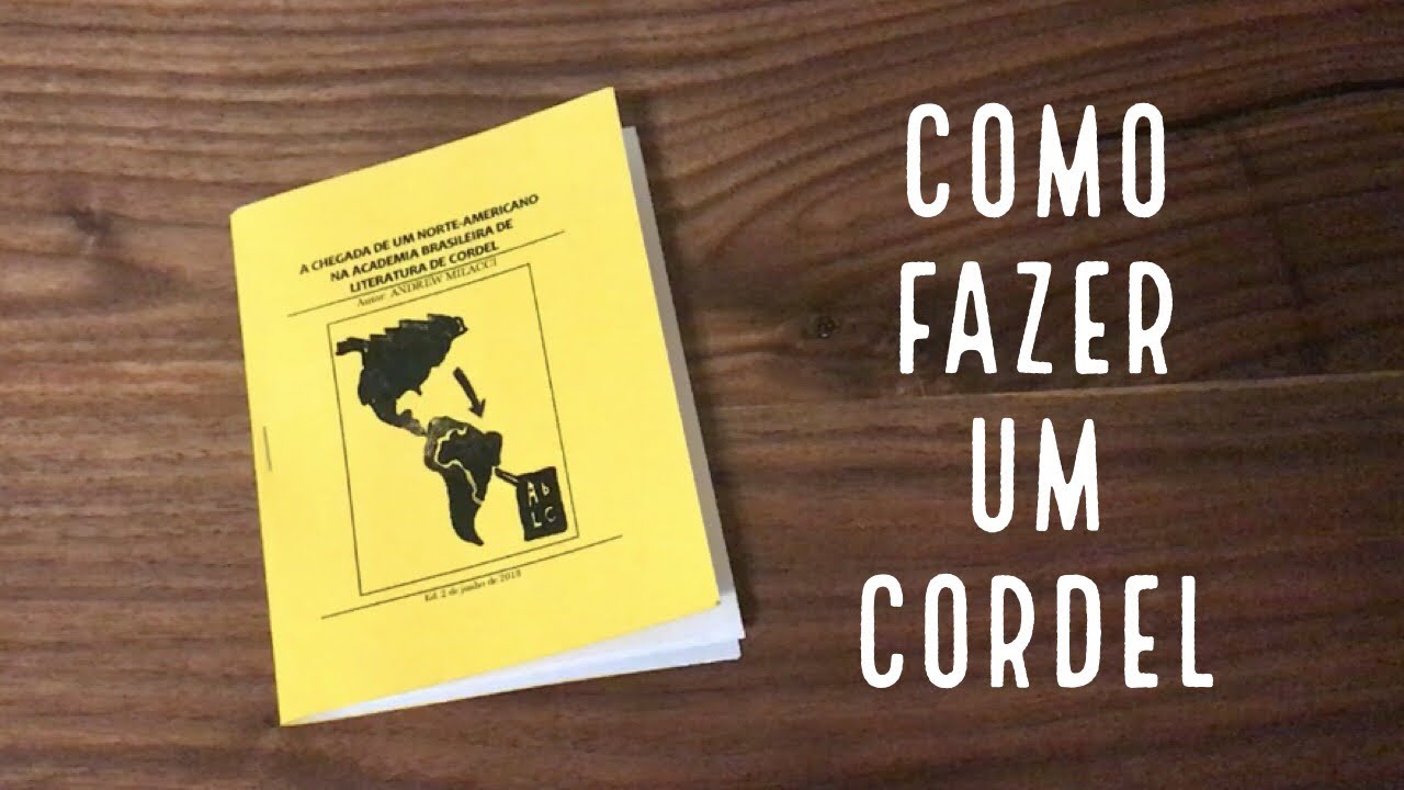 Como fazer um folheto de cordel | Literatura de Cordel