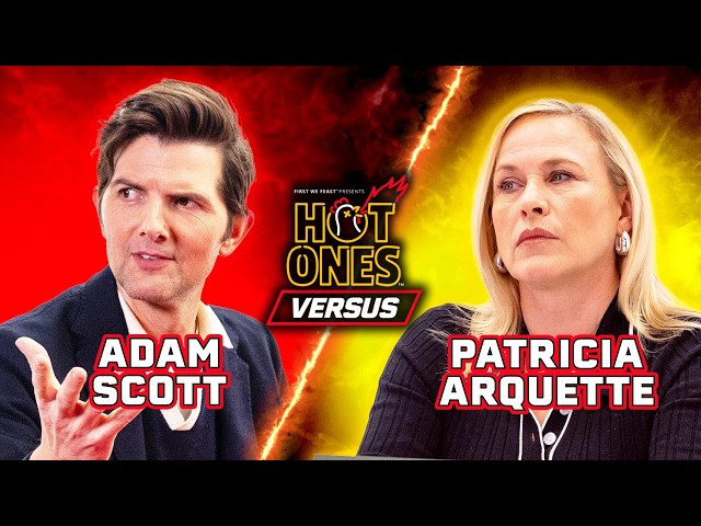 Adam Scott vs. Patricia Arquette | Hot Ones Versus