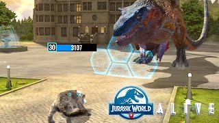 SAH PANTHERA vs LORD LYHTRONAX (JURASSIC WORLD ALIVE)