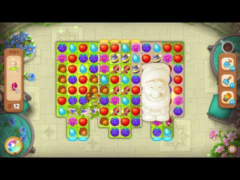 Gardenscapes 2454 Level - 18 moves - NO BooSTERS