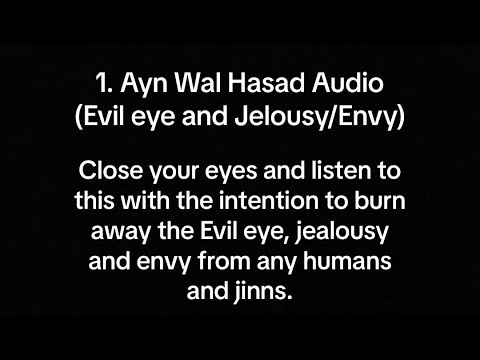 Ruqyah Against Ayn Wal Hasad | Evil Eye & Envy from any Human and Jinn | Self Ruqyah