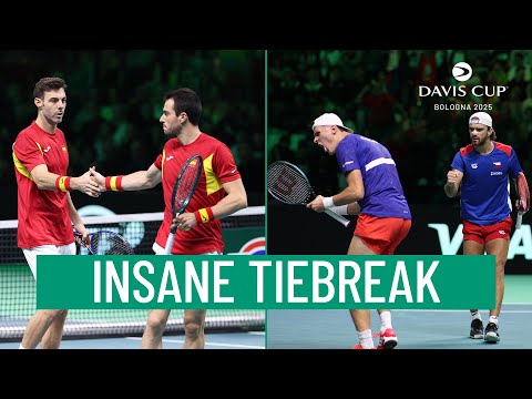 A LEGENDARY tiebreak 🤩 | Full Tiebreak | Spain v Czechia | 2025 Davis Cup Final 8