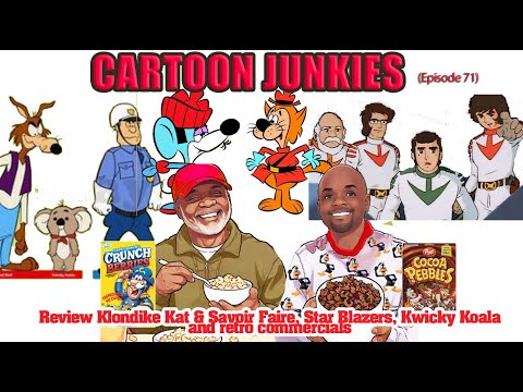 Cartoon Junkies Ep 71: Klondike Kat, Star Blazers, Kwicky Koala, Bungle Bros, and retro commercials