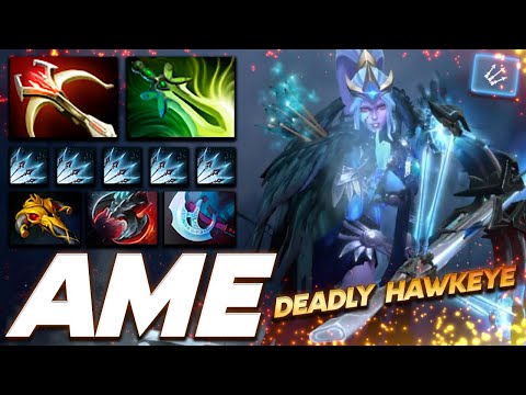 Ame Drow Ranger Deadly Hawkeye - Dota 2 Pro Gameplay [Watch & Learn]