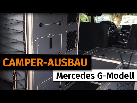 Mercedes Benz G Innenausbau/Schlafsystem von ORYX Solutions