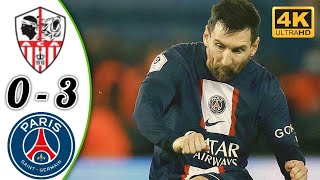 Ajaccio vs Paris Saint-Germain 0-3 Full Highlights Goals 22/10/22 - Ligue1 live match today