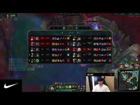 T1 Ellim really likes to annoy Faker huh