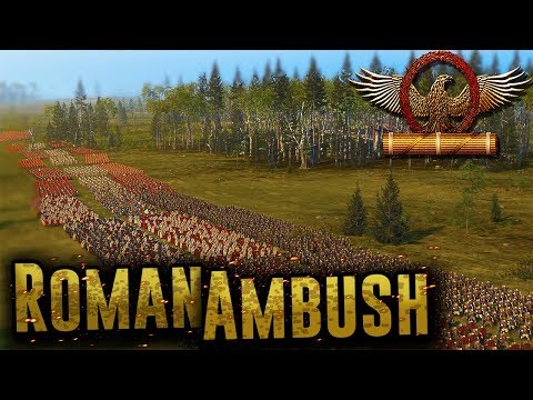 Massive Roman Ambush Battle - Total War Ancient Empires Mod