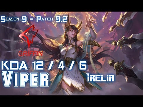 GRF Viper IRELIA vs KAI'SA ADC - Patch 9.2 KR Ranked