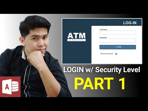 How to create Multi User LOGIN FORM in Ms Access With SECURITY LEVEL | Part-1