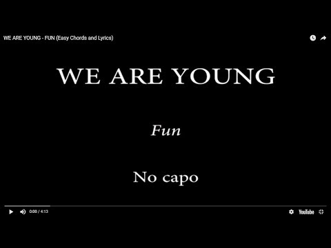 We Are The Young - Mcfly