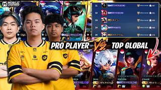 ONIC ID Enfrentam os TOP GLOBAIS na NOVA TEMPORADA! PRO PLAYERS vs TOP GLOBAL - MOBILE LEGENDS