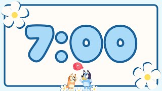 7 Minute Timer Bluey for Kids - Calm and Relaxing Music