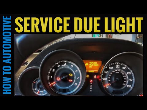 How To Reset The Oil Change/service B1 Due Light On A Acura MDX