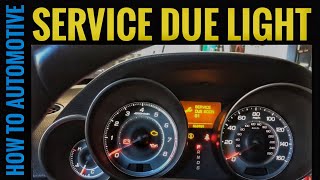 How To Reset The Oil Change/service B1 Due Light On A Acura MDX