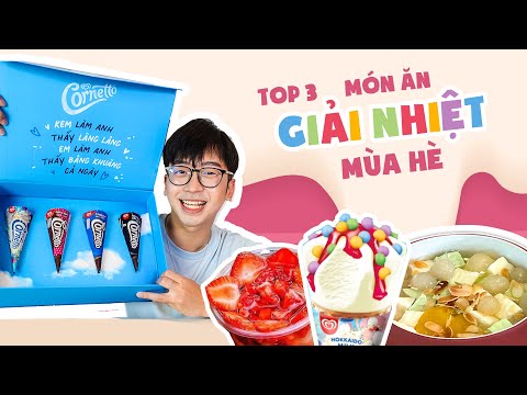 As 3 melhores sobremesas que refrescam o verão do NINH TITO //Experimente o NOVO CORNETTO HOKKAIDO MILK RAINBOW