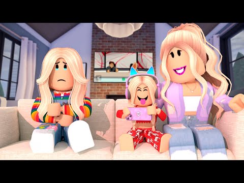 MÃE DEIXA SÓ A IRMÃ MAIS NOVA JOGAR ROBLOX - HISTORINHA DE BROOKHAVEN RP ROBLOX 🏡