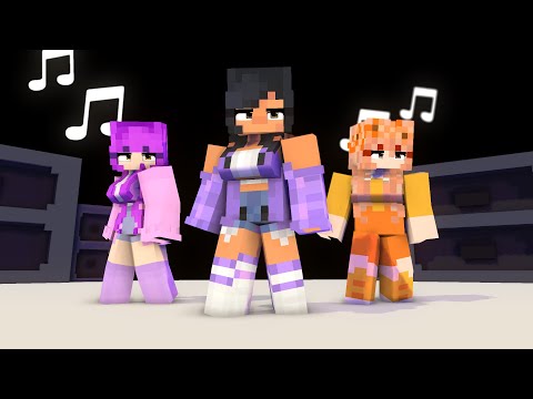 DISCO DISCO PARTY PARTY APHMAU FRIENDS ZOEY AND MIA - MINECRAFT ANIMATION #shorts