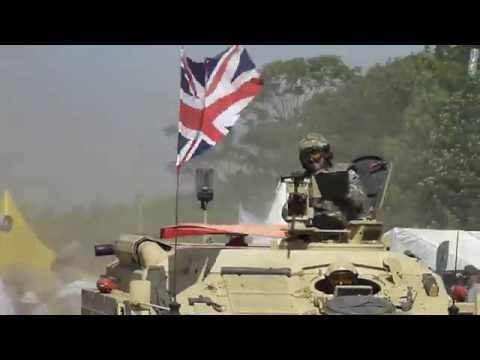 FV103 Spartan at full throttle (2),  The War & Peace Revival 2014