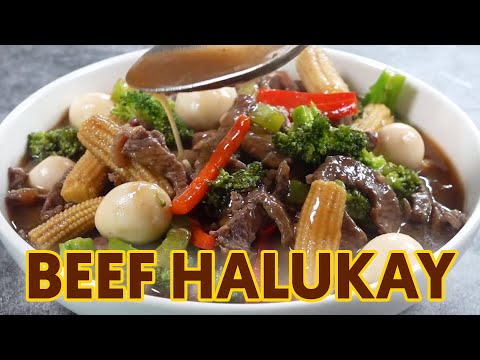 Beef Halukay | Beef Stew with Broccoli Corn Quail Eggs...