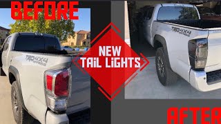 Winjet smoked tail lights are a must!!! 2020 Tacoma TRD Off-Road