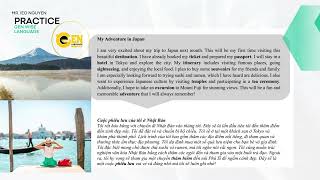 UNIT 11 DU LỊCH TRAVEL My Adventure in Japan