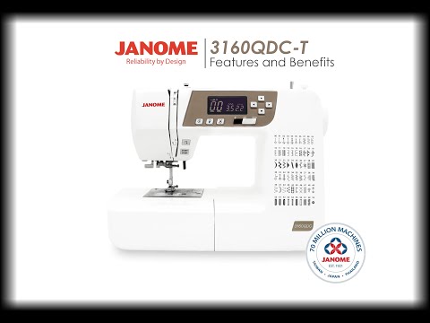 Janome 3160QDC-T Computerized Sewing Machine - Features and Benfits