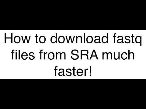 Save Time: Convert SRA files to fastq files faster!