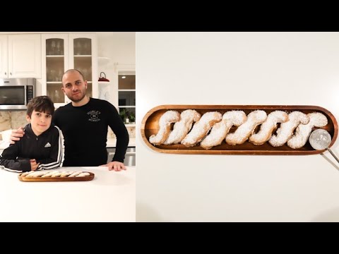 Arnak & Arqa Make Kurabia Butter Cookies - Heghineh Cooking Show