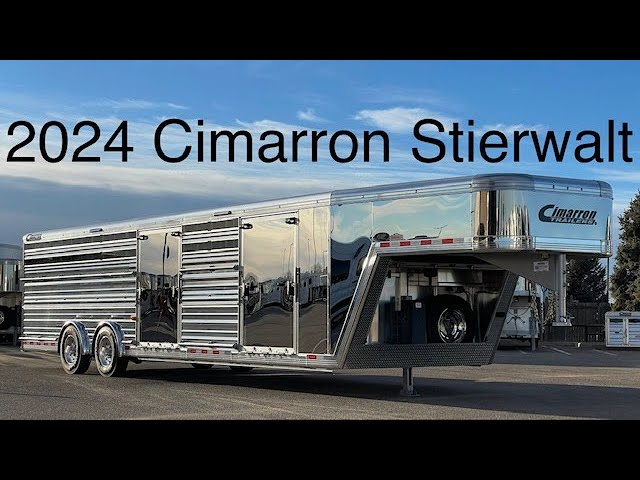 Preview image of 2024 Cimarron Stierwalt Air Ride Show Cattle Trailer youtube video