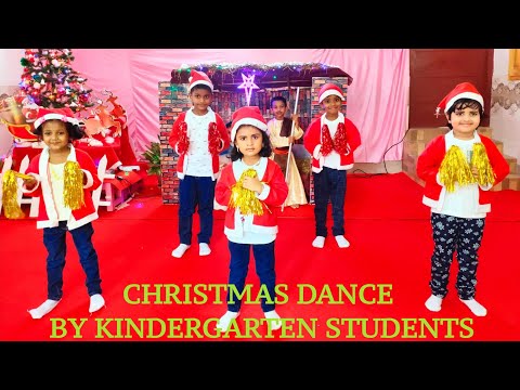 CHRISTMAS CUTE DANCE BY KINDERGARTEN KIDS