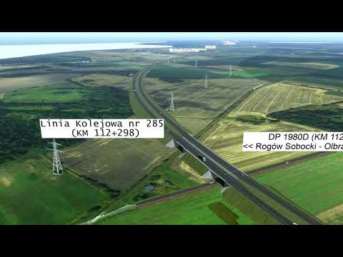 Wizualizacja S8 Kłodzko - Wrocław, odc. Łagiewniki - Kobierzyce Północ (05/2023)