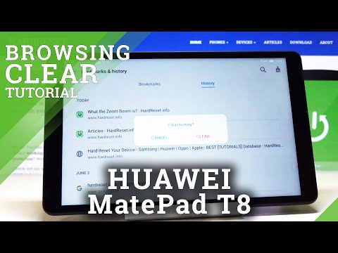 How to Clear Browsing Data in HUAWEI MatePad T8 – Delete Browser History