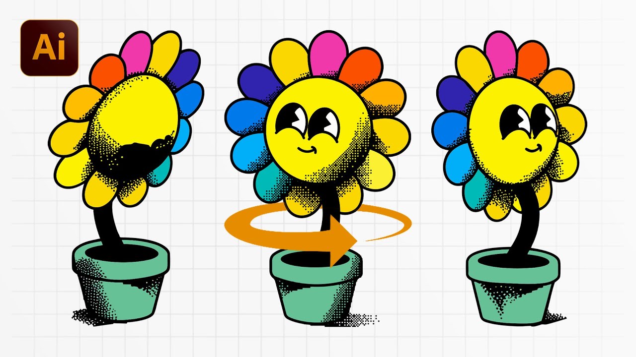 The NEW Turntable Feature in Adobe Illustrator