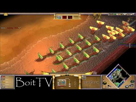TheMista and Count Von Count vs Redo and Cyfer - Age of Mythology The Titans