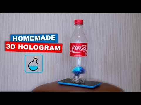 DIY 3D Hologram from a bottle of Coca Cola. LifeHacks | Easy hack