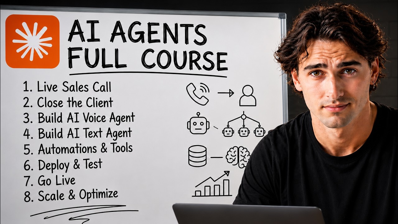YouTube: AI AGENTS FULL COURSE 8 HOURS