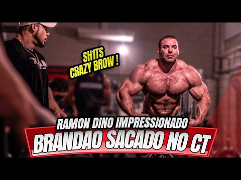 BRANDÃO SACADO NO NOVO CT - RAMON DINO FICOU IMPRESSIONADO !!!