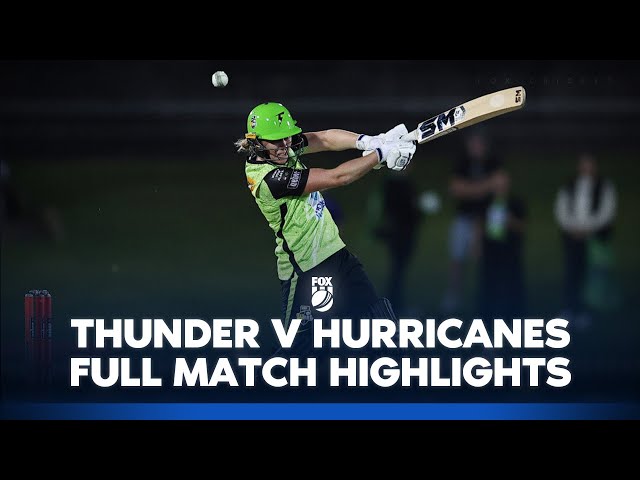 Sydney Thunder Women vs. Hobart Hurricanes Women | 31/10/2024 Match Highlights | Fox Cricket
