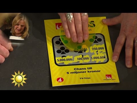 Hon låter triss-pengarna rulla  - Nyhetsmorgon (TV4)