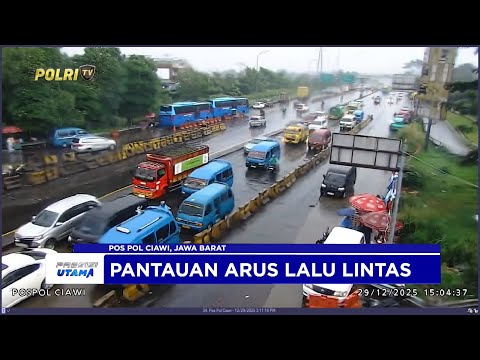 NTMC POLRI - PANTAUAN ARUS LALU LINTAS SORE 29/12/2025