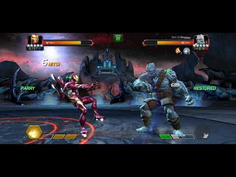 MCOC Duel - Counter - 5-star Iron Man (Infinity War) Rank 4 vs 5-star Korg Rank 5